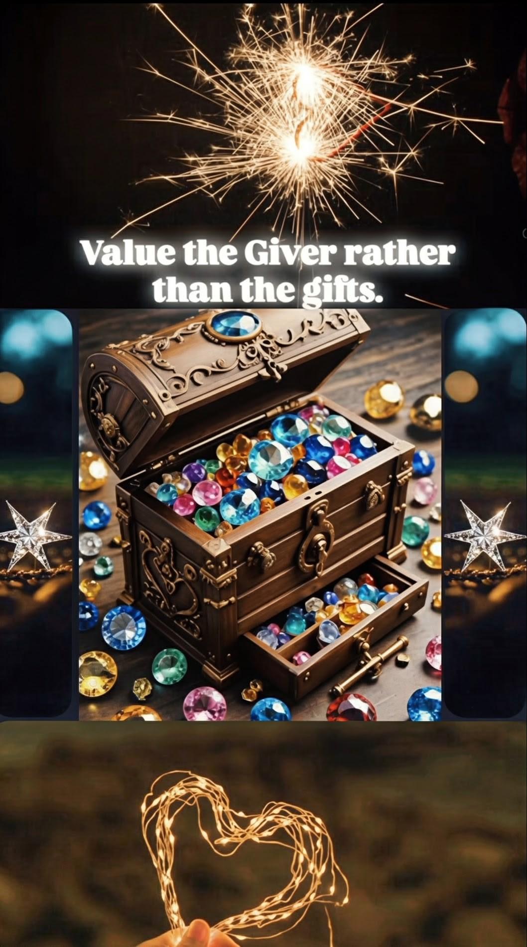 Our Father πππππ lovingly prepares valuable gifts for us throughout our lives πβ€οΈπ